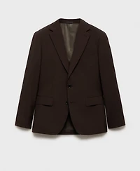 Mango Men's Slim-Fit Wool Suit Blazer
