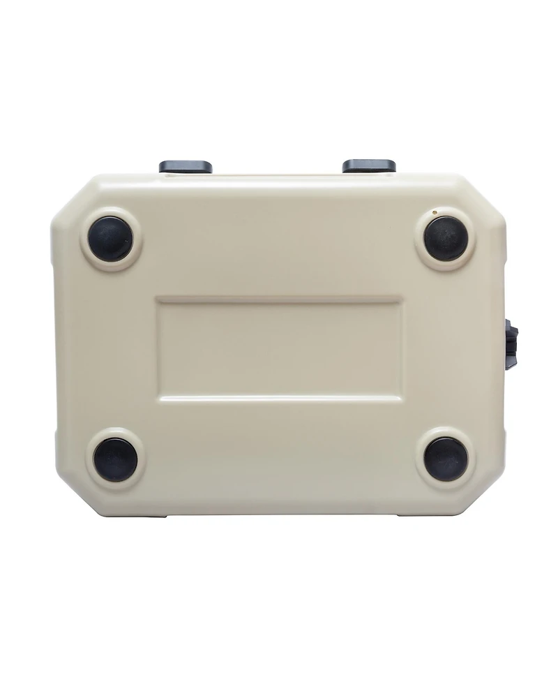 Camp-zero 12 | 12.6 Qt. Premium Cooler with Molded-in Cup Holders and Folding Aluminum Handle Sage
