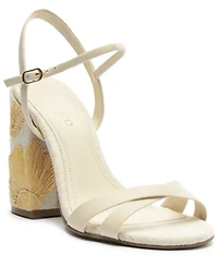 Arezzo Women's Dana Round Toe Dress Sandals