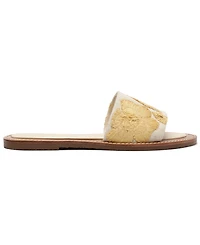 Arezzo Women's Dana Round Toe Flat Sandals