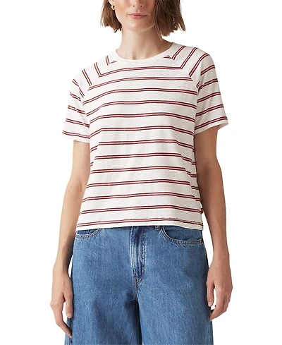 Levi's Women's Striped Game Day Cotton T-Shirt