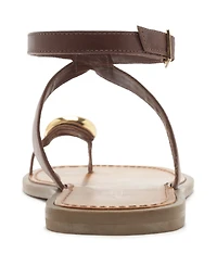 Arezzo Women's Kendall Round Toe Flat Sandals