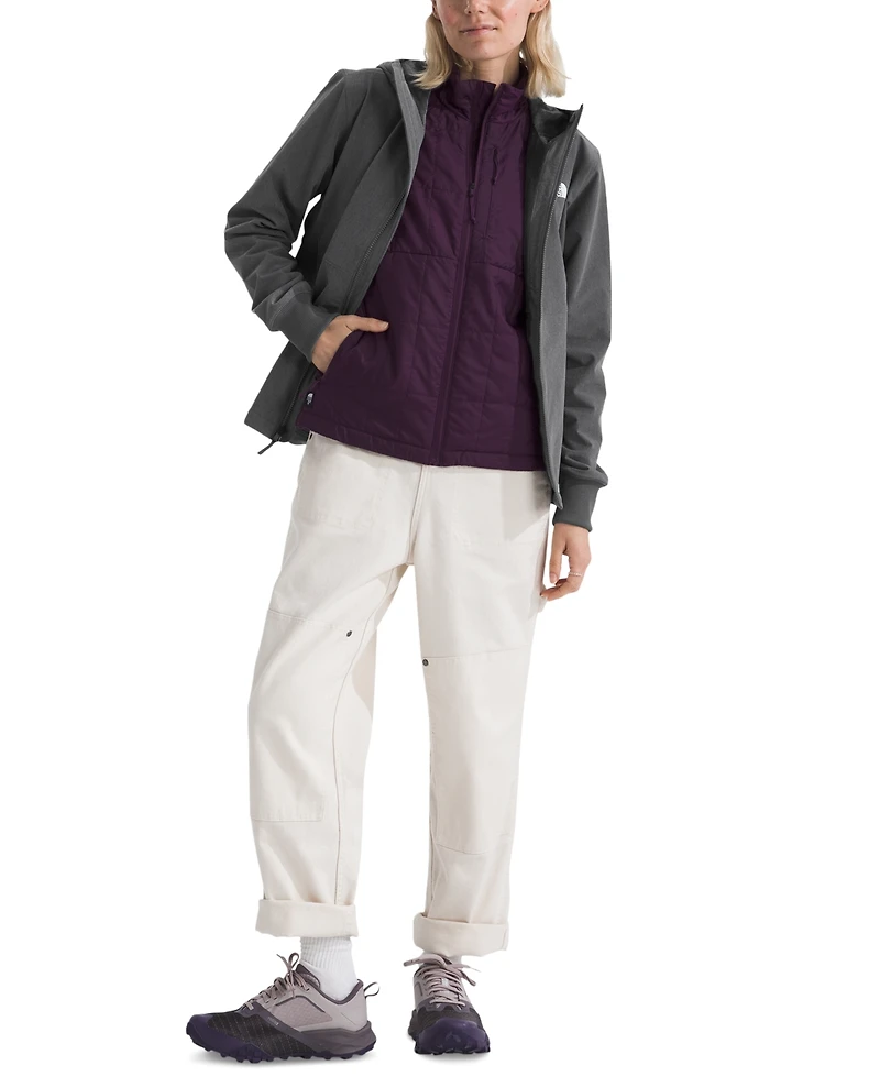 The North Face Women's Shelbe Raschel Zip-Front Fleece-Lined Hoodie Jacket