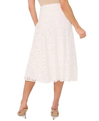 CeCe Women's Lace Midi Skirt