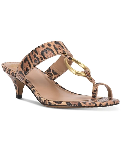 Vince Camuto Women's Kimena Toe-Loop Kitten-Heel Sandals