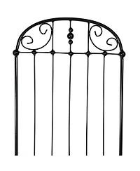 Metal Wire Traditional Garden Trellis for Climbing Plants and Flowers - 32" H - Black - 2-Pack