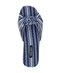 Nine West Women's Lalta Knotted Flat Slide Sandals