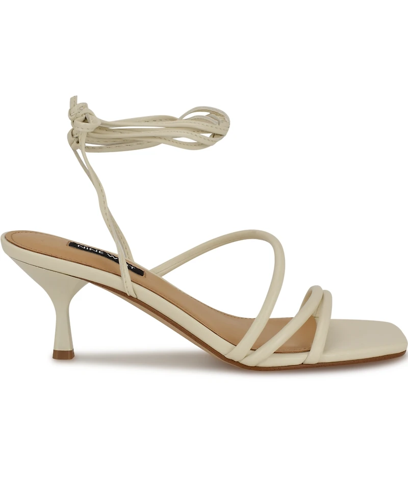 Nine West Women's Hendy Strappy Lace Up Dress Sandals