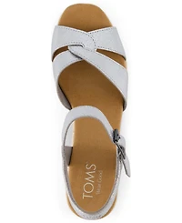 Toms Women's Isla Open Toe Wedge Sandals
