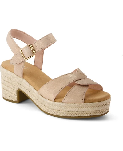 Toms Women's Isla Open Toe Wedge Sandals
