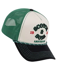Scotch & Soda Men's Breezy Adjustable Trucker Cap