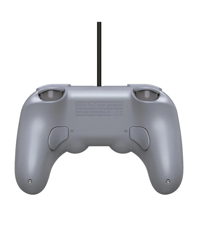 8BitDo Pro 2 Wired Controller for Switch, Windows, Steam Deck & Raspberry Pi - Gray