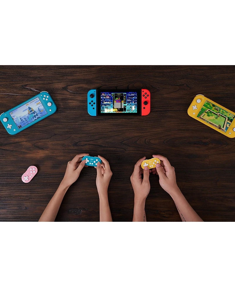 8Bitdo Zero 2 Bluetooth Wireless Gamepad Keychain Sized Mini Controller - Yellow