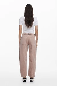 Desigual Women's Balloon jeans with double waist