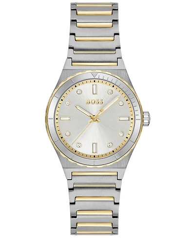 Hugo Boss Women's Candor Sport Quartz Two-Tone Stainless-Steel Watch, 32mm