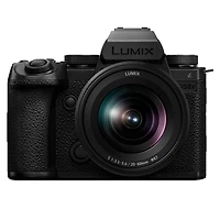 Panasonic Lumix S5IIX Mirrorless Camera with 20-60mm f/3.5-5.6 Lens, Bundle with Battery, Smart Charger and Shoulder Bag