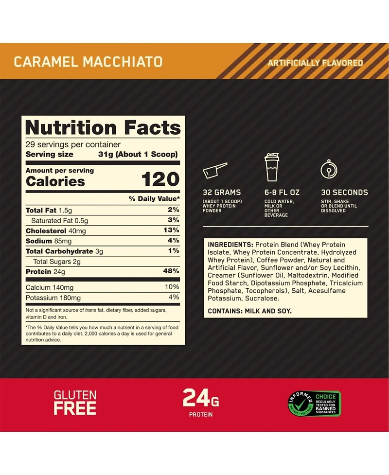 100% Gold Standard Whey 2lb