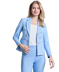 Jones New York Women's Faux Double Breasted Collared Jacket