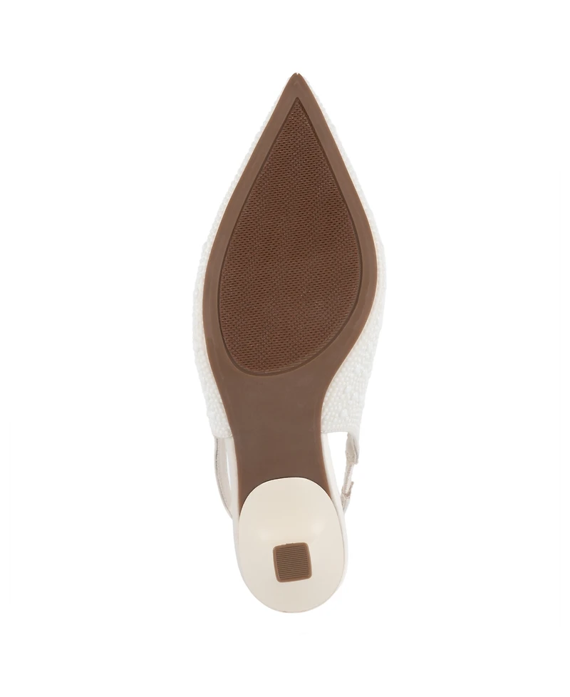 Sugar Women's Dazzy Slingback Rhinestone Dress Pumps