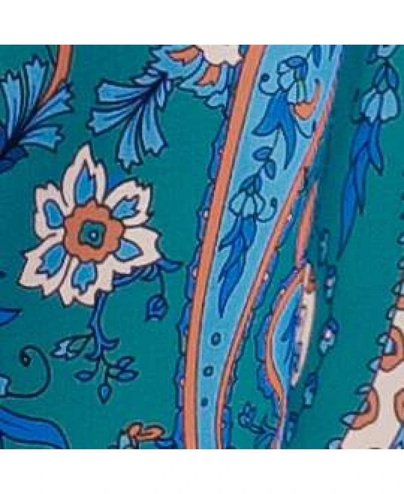 Women's Beach Goddess Paisley Cover-Up Maxi Beach Dress