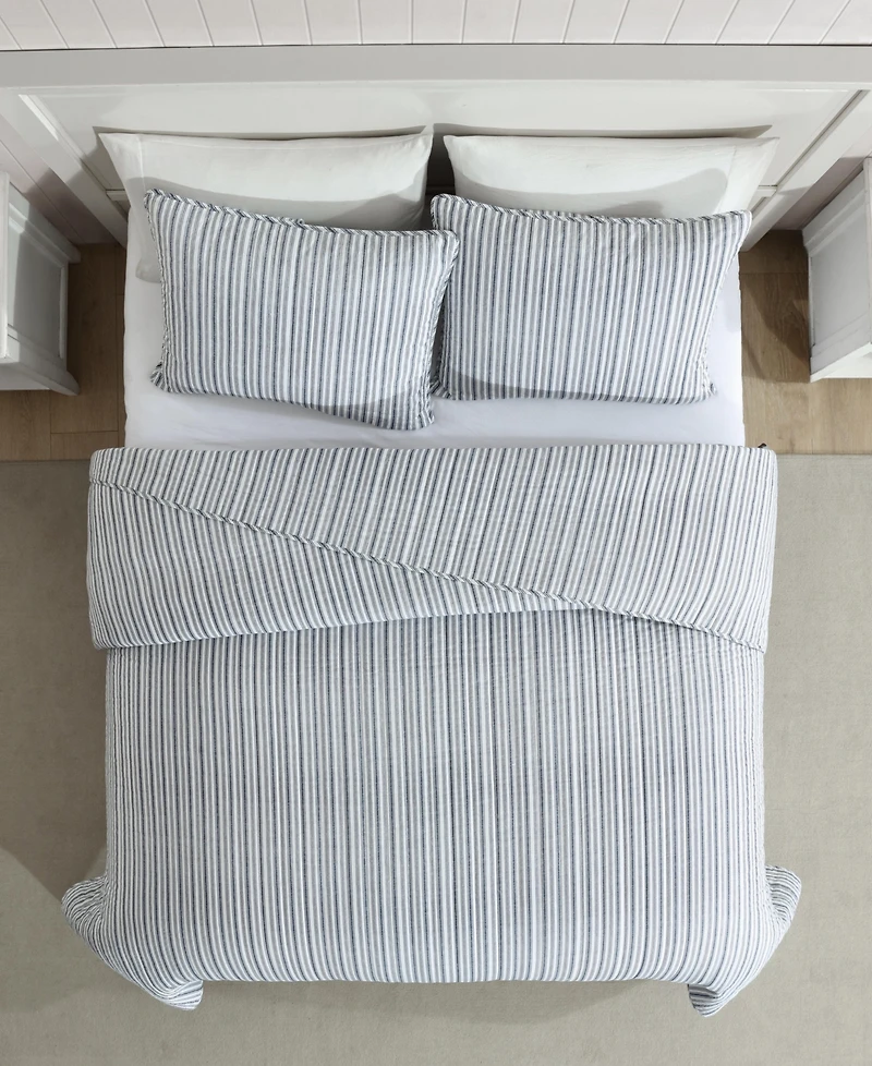 Nautica Coleridge Reversible 3-Pc. Quilt Set, King