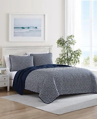 Nautica Lockridge Reversible 3-Pc. Quilt Set