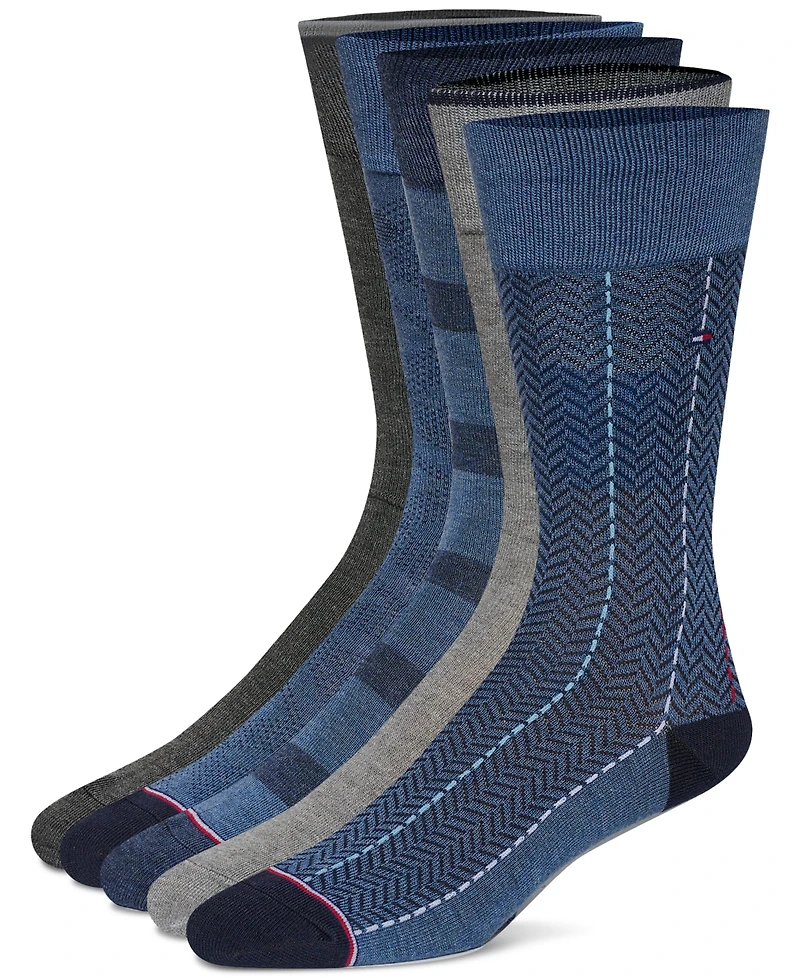 Tommy Hilfiger Men's Crew Dress Socks