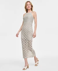 Bar Iii Women's Sleeveless Crochet Maxi Dress, Exclusively at Macy's