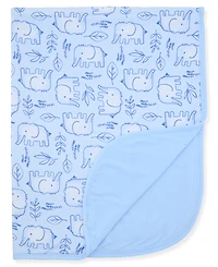 Max & Olivia Newborn Reversible Swaddle Blanket