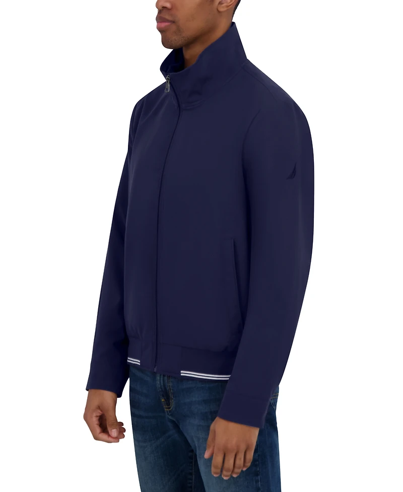 Nautica Men's Zip-Front Bomber Jacket
