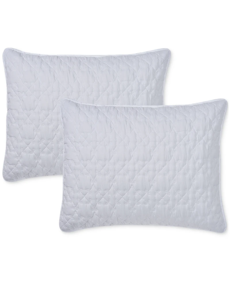 Seventh Studio Leaf Solid Pinsonic Microfiber 3-Pc. Quilt Set, King
