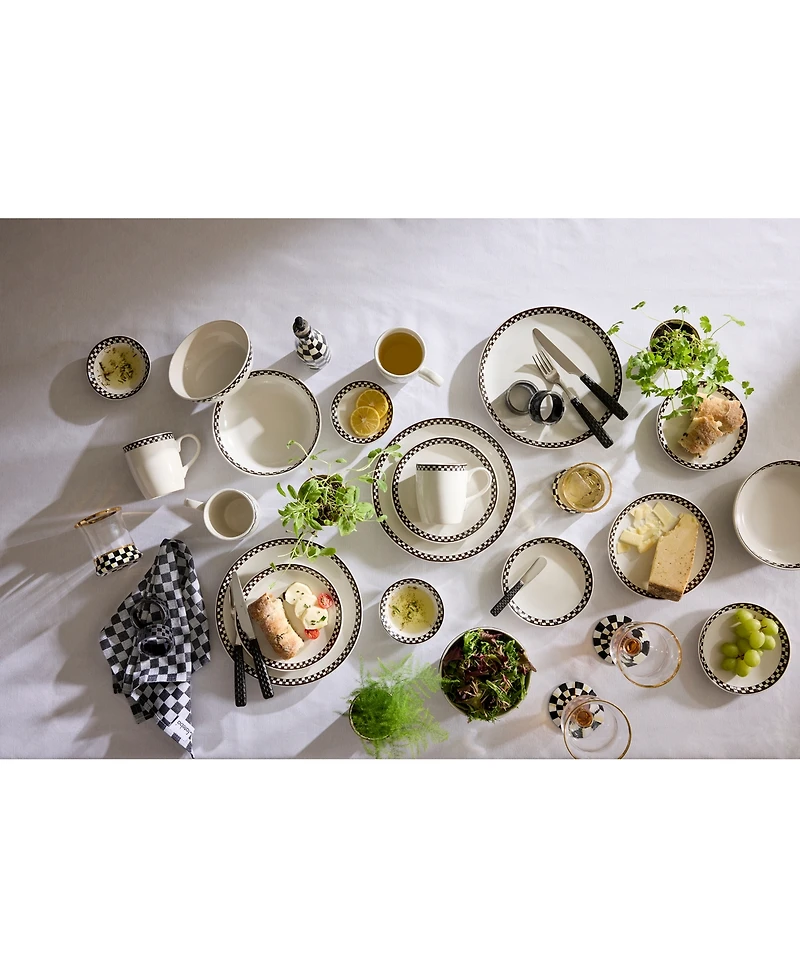 MacKenzie-Childs Courtly Check Everyday Bowls, Set of 4