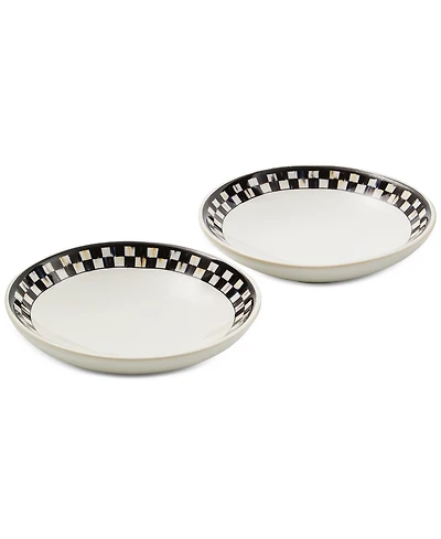 MacKenzie-Childs Courtly Check Everyday Pinch Bowls, Set of 2