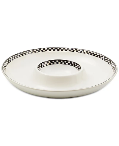 MacKenzie-Childs Courtly Check Everyday Chip & Dip Bowl