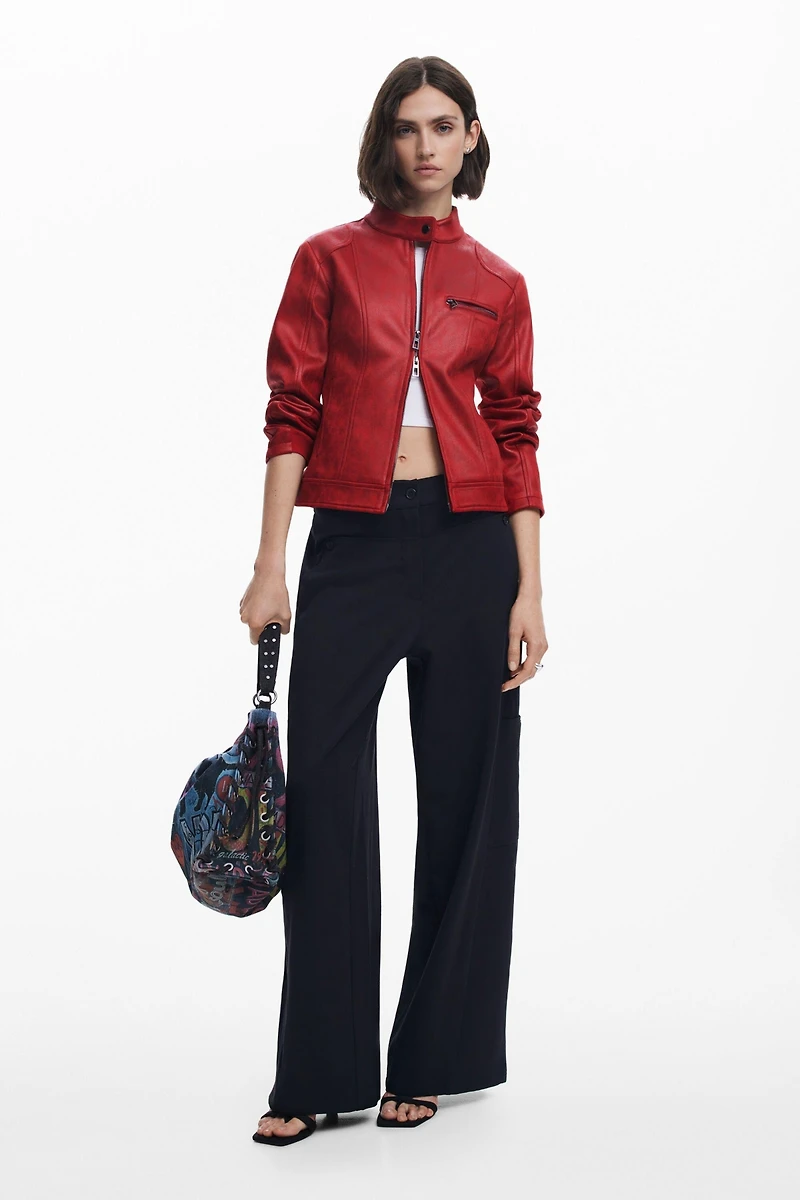 Desigual Women's Mandarin collar jacket