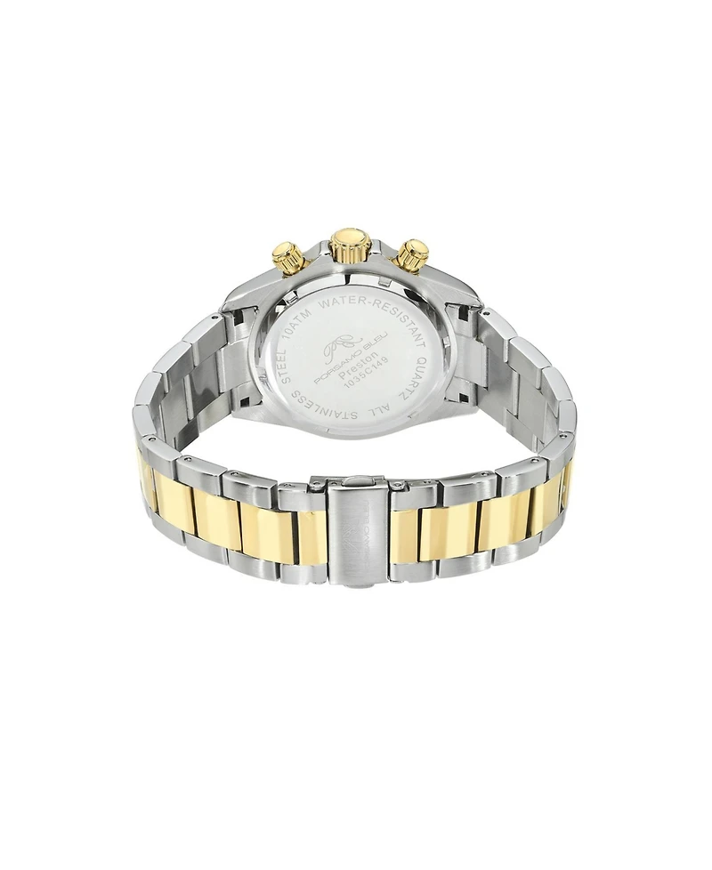 Preston Stainless Steel Two Tone & Green Men's Watch 1035CPRS