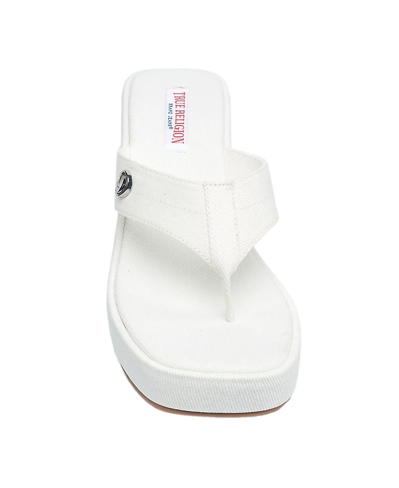 True Religion Latto Slip on Wedge Sandal