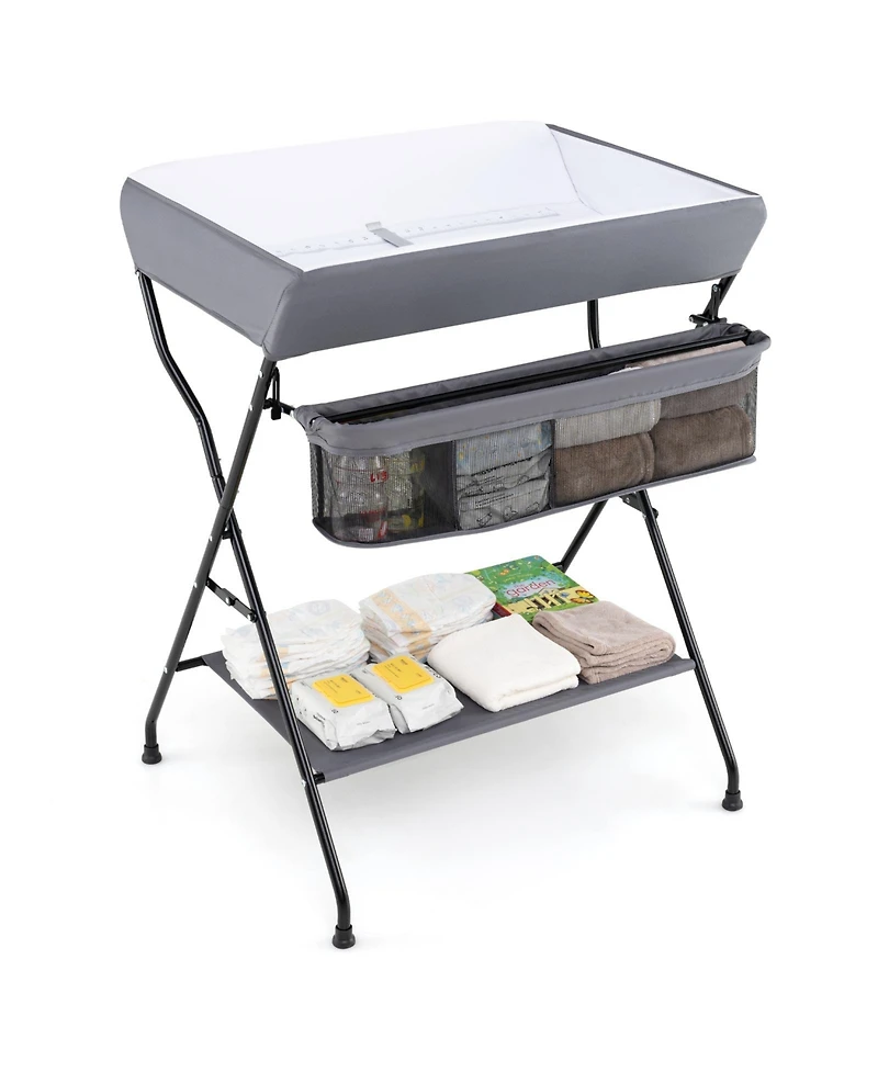 Gouun Baby Storage Folding Diaper Changing Table