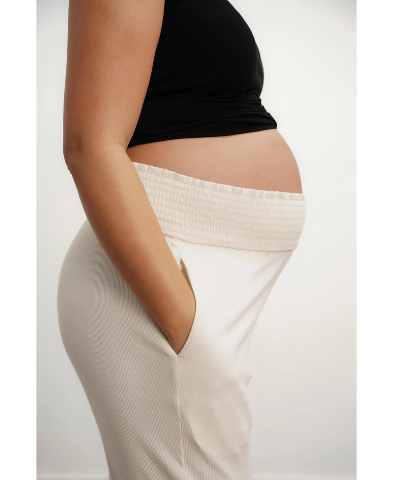 Nom Maternity Maternity Super Soft Rib Pant