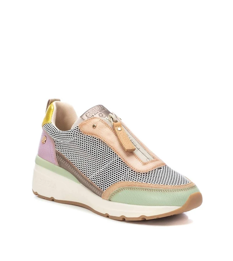 Carmela Collection Women's Leather Casual Sneakers By Xti