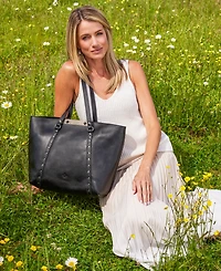 Patricia Nash Benvenuto Smooth Leather Tote