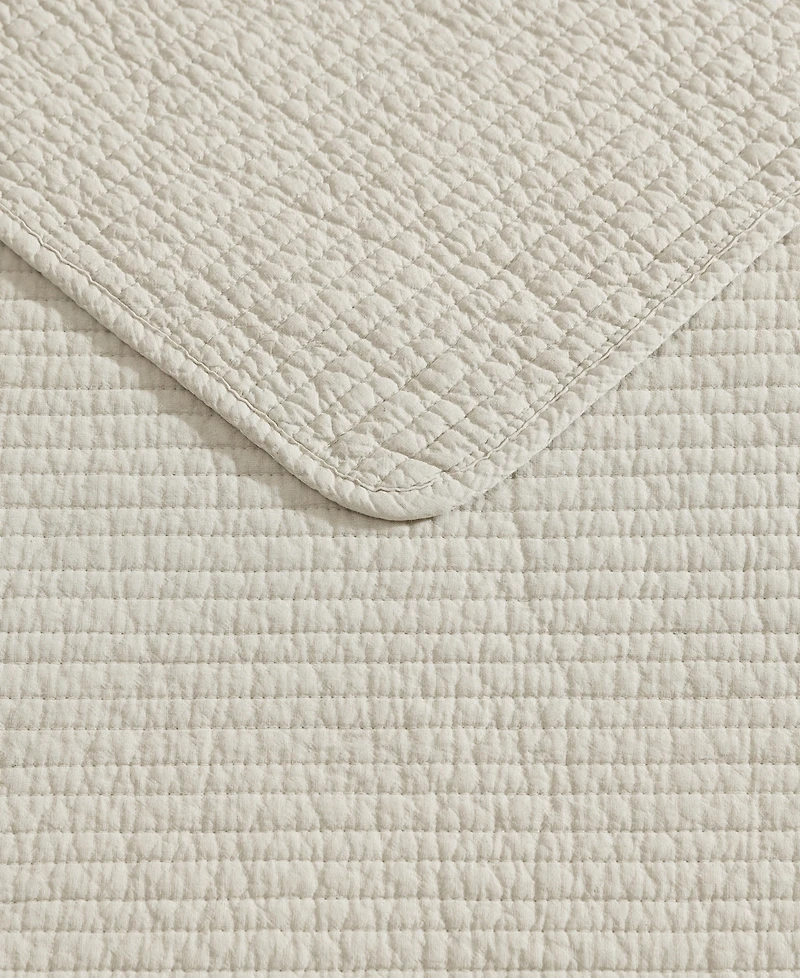 Nautica Seashore Stitch Washed 3-Pc. Quilt Set, Full/Queen