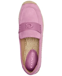 Coach Women's Camilla Logo Espadrille Flat Loafers