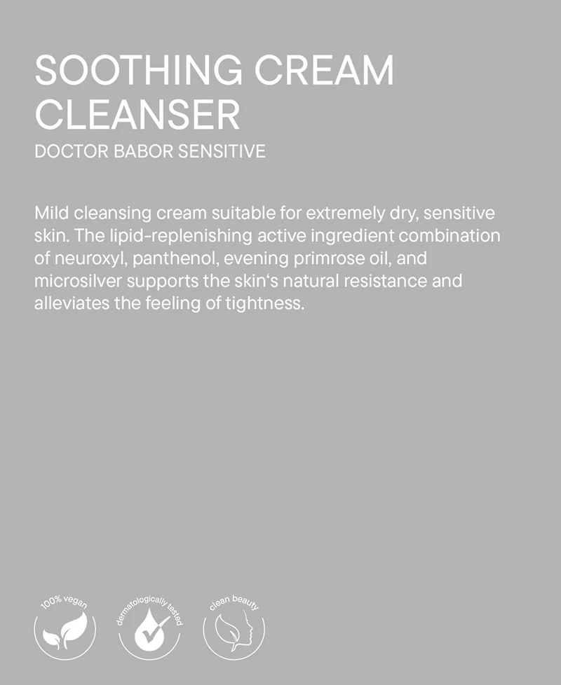 Babor Soothing Cream Cleanser, 5.07 oz.