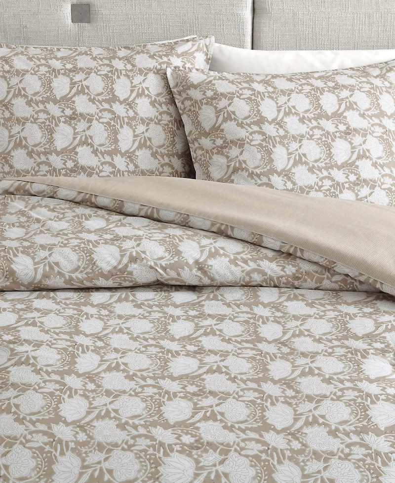 Nautica Bayport Floral 3-Pc. Comforter Set, King