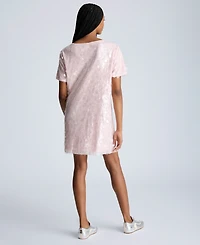 Kenneth Cole Women's Sequin T-Shirt Shift Dress