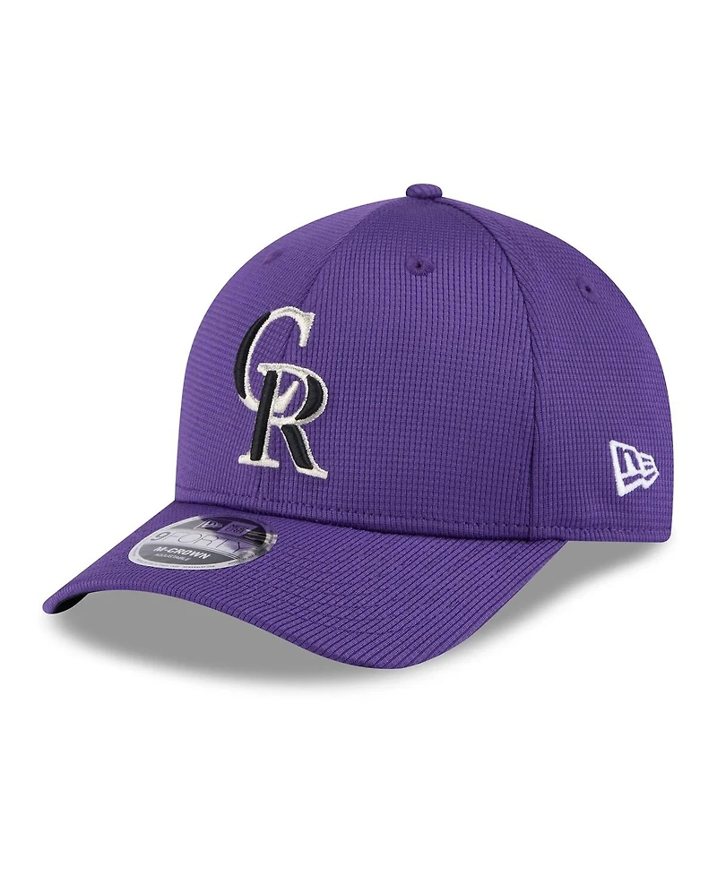 New Era Men's Purple Colorado Rockies 2025 Spring Training 9FORTY Adjustable Hat