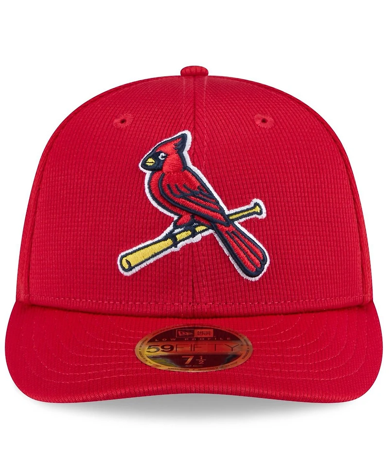 New Era Men's Red St. Louis Cardinals 2025 Spring Training Low Profile 59FIFTY Fitted Hat