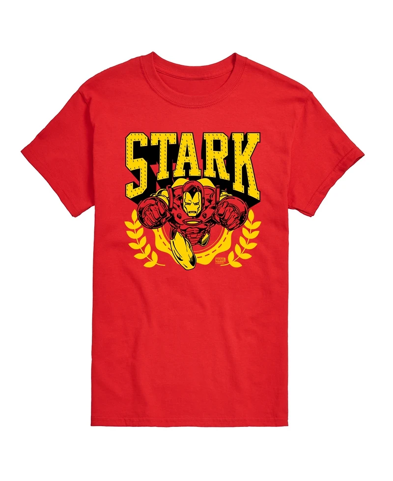 Airwaves Men's Iron Man Stark Industries Short Sleeve T-Shirt