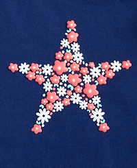 First Impressions Baby Girls Flower Star Graphic T-Shirt, Exclusively at Macy's
